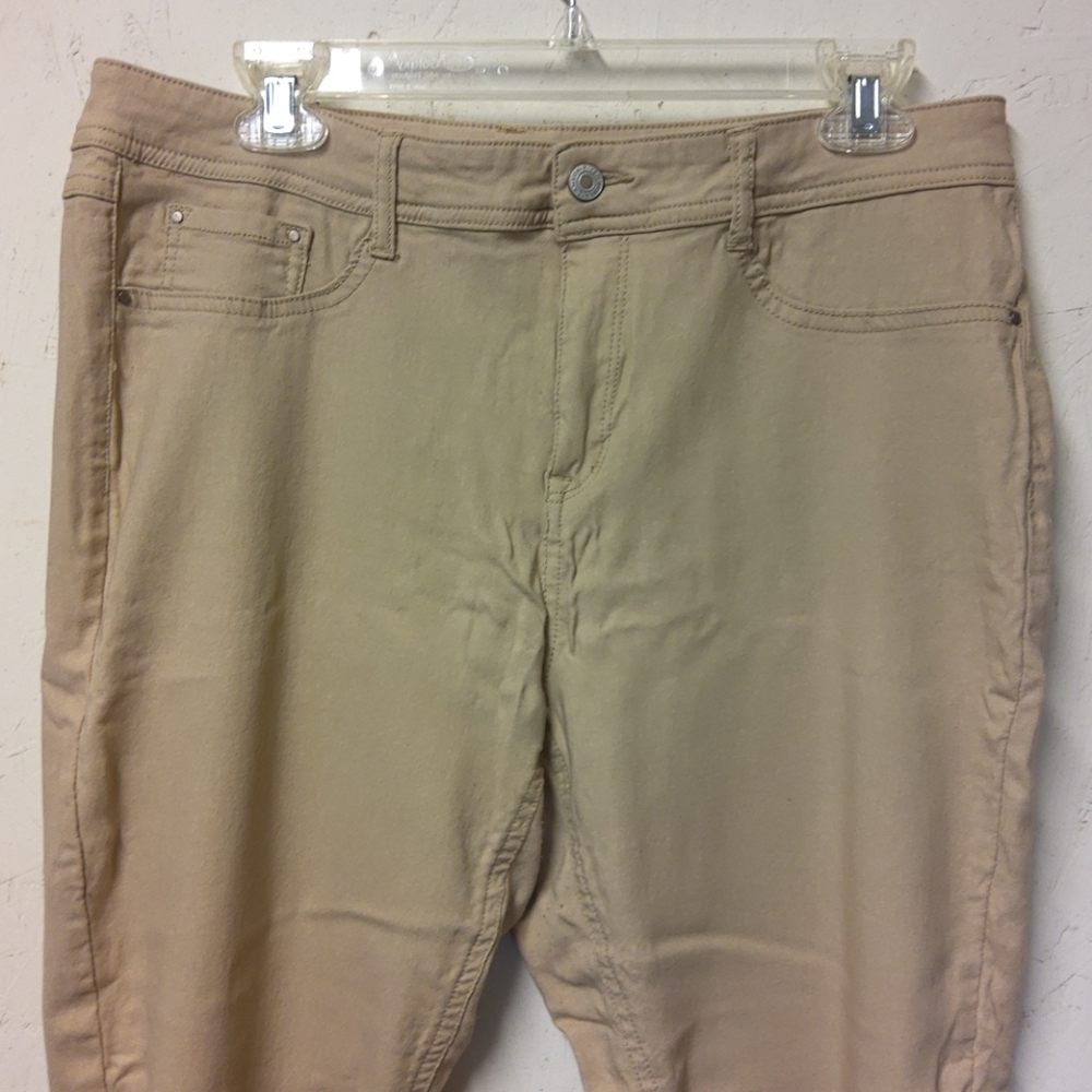 Canyon River Blues Stretch Skinny Jeans Khaki